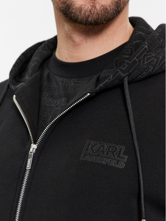 KARL LAGERFELD KARL LAGERFELD Bluza 705062 541900 Czarny Regular Fit