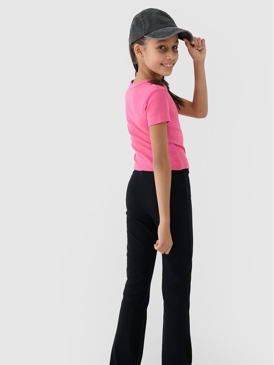 4F 4F T-Shirt 4FJWSS25TTSHF1852-54S Růžová Slim Fit