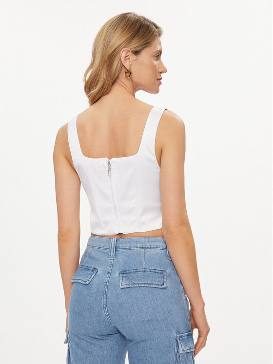 Guess Guess Top Sia W4GH47 WDEE2 Bijela Regular Fit