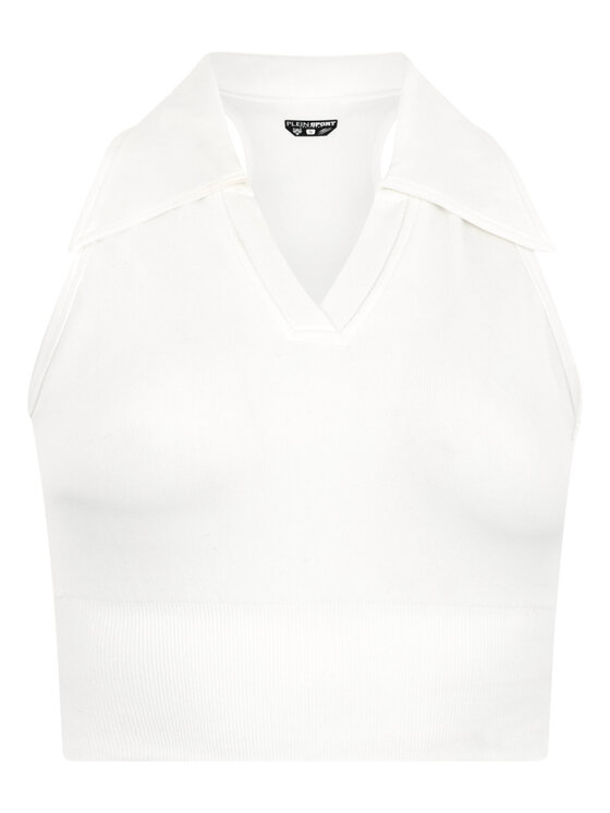Plein Sport Plein Sport Polo 29191 Biały Regular Fit