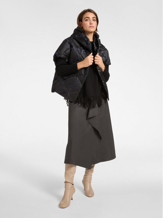 Elena Mirò Elena Mirò Giubbotto piumino F805E000057N001 Nero Regular Fit
