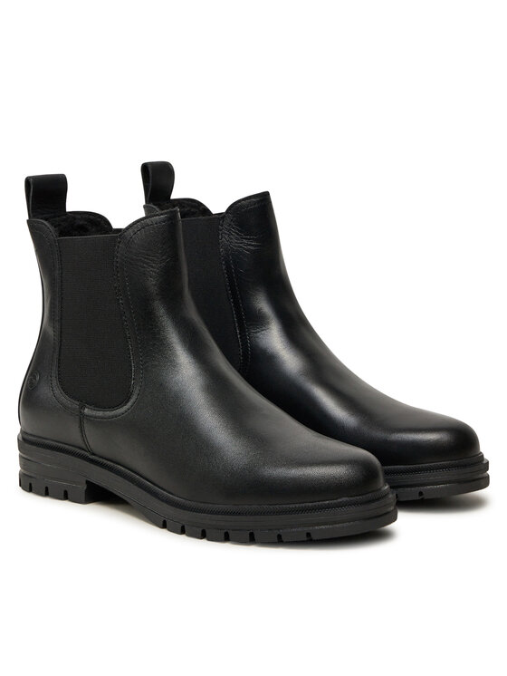 Tamaris Tamaris Kotníková obuv s elastickým prvkem 1-26804-43 Černá