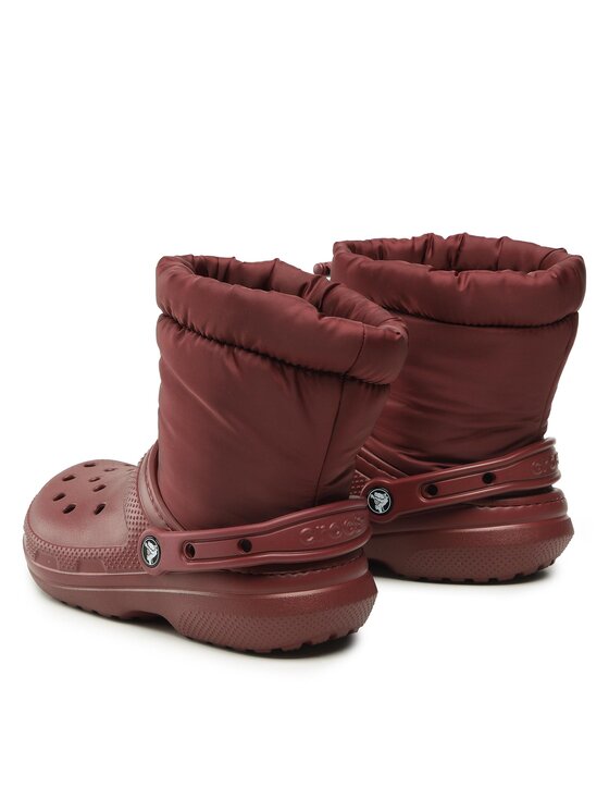 Crocs Crocs Lumesaapad Classic Lined Neo Puff Boot 206630 Bordoopunane