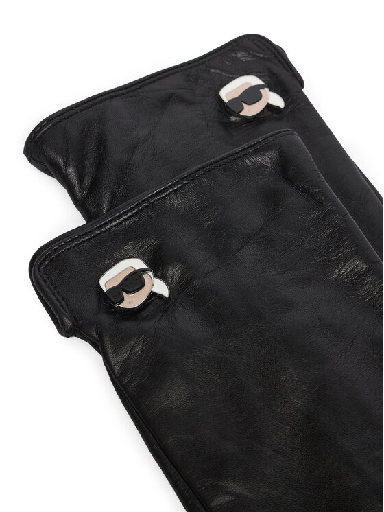 KARL LAGERFELD KARL LAGERFELD Dámske rukavice A4W33112 Čierna