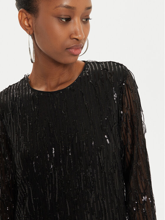 ONLY ONLY Kokteilinė suknelė Anika 15336062 Juoda Regular Fit