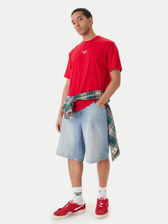 Reebok Reebok Majica Branagan RK25561CCM Rdeča Regular Fit