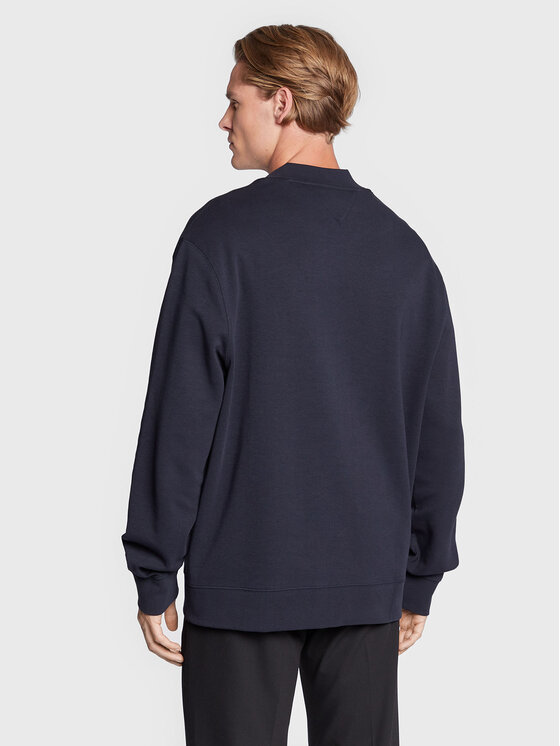 Tommy Hilfiger Tommy Hilfiger Kardigan Essential Monogram MW0MW28189 Granatowy Loose Fit