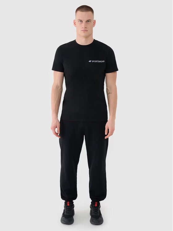 4F 4F T-shirt 4FWAW25TTSHM3457-20S Nero Regular Fit