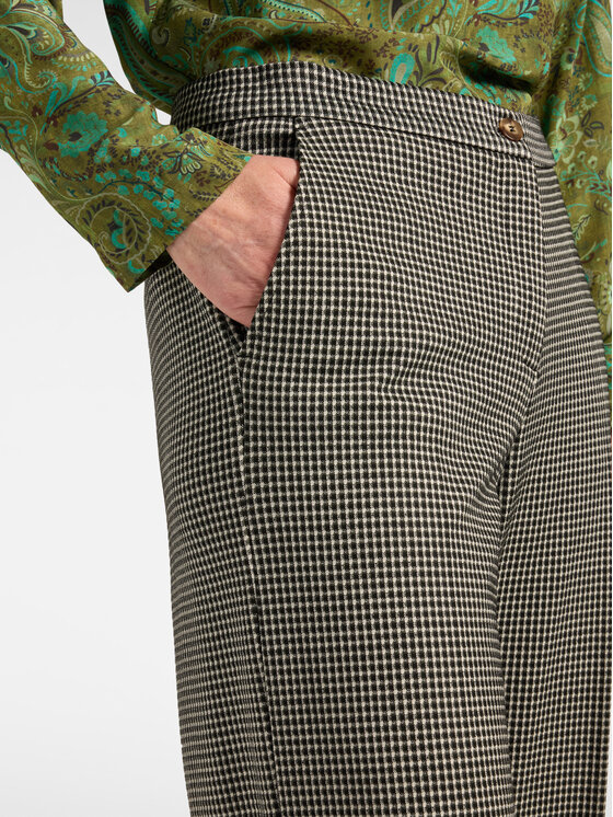 Elena Mirò Elena Mirò Spodnie materiałowe P057P200595N001 Czarny Regular Fit