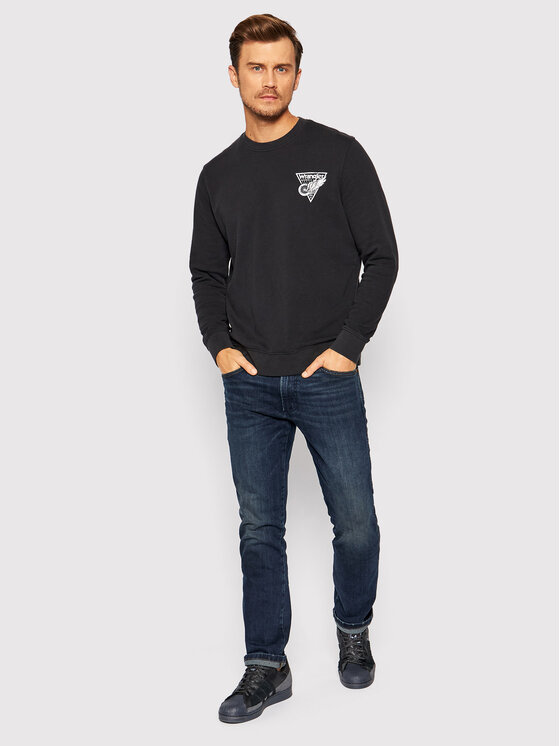 Wrangler Wrangler Felpa Hoodie W6F5HA100 112141478 Nero Regular Fit