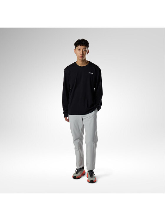 Rossignol Rossignol Longsleeve M Long Sleeve Tee Czarny Regular Fit