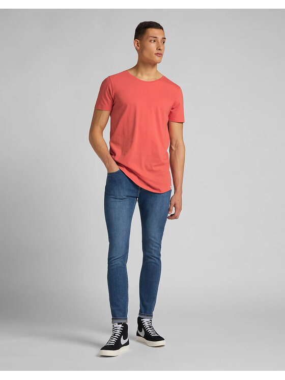 Lee Lee T-shirt ELONGATED TEE Rosso Regular Fit