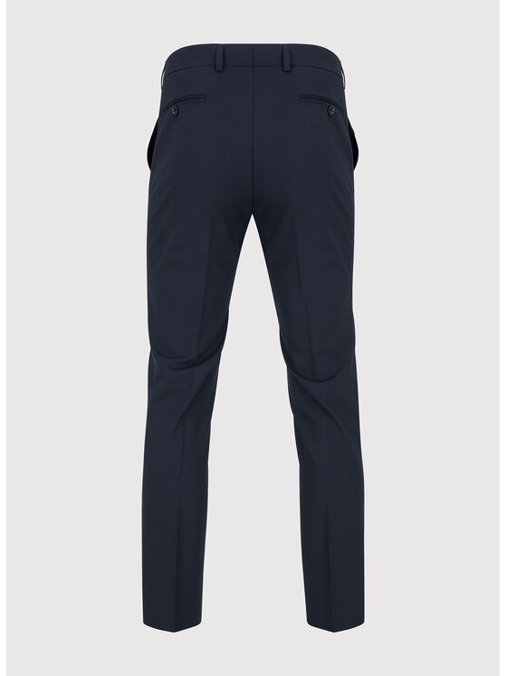 Pako Lorente Pako Lorente Spodnie garniturowe P000B-6G-166 Granatowy Slim Fit