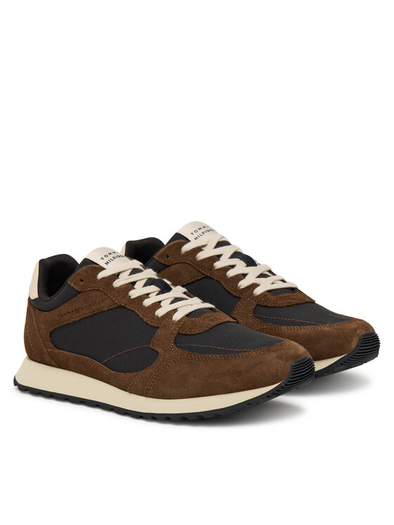 Tommy Hilfiger Tommy Hilfiger Tenisice New Runner Eva Mix FM0FM05638 Smeđa