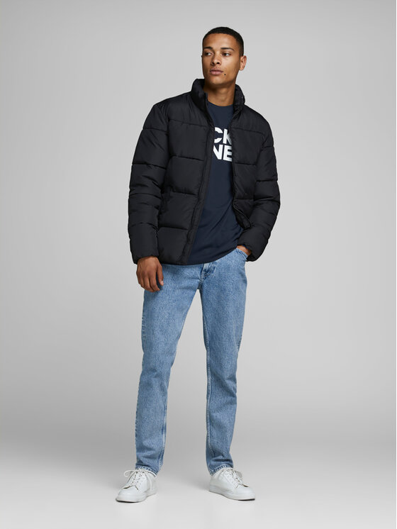 Jack & Jones Jack & Jones Tričko Corp 12151955 Tmavomodrá Slim Fit