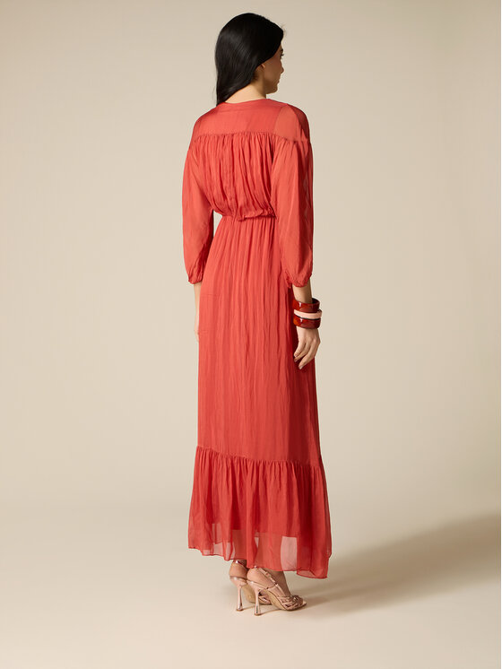 Oltre Oltre Abito da sera 7031J000856N027 Arancione Regular Fit