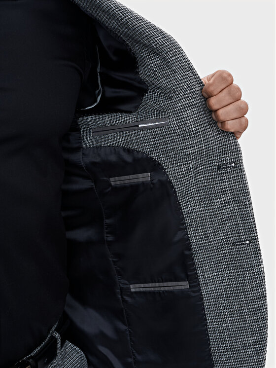 Evenemen Evenemen Marynarka Mattina Szary Slim Fit