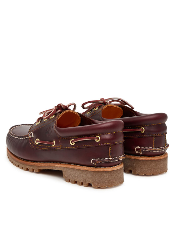 Timberland Timberland Mokasyny Authentics Boat 3 Eye Classic TB0500096481 Brązowy