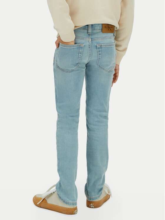 Calvin Klein Jeans Calvin Klein Jeans Дънки LVCKSJC45B Светлосиньо Slim Fit