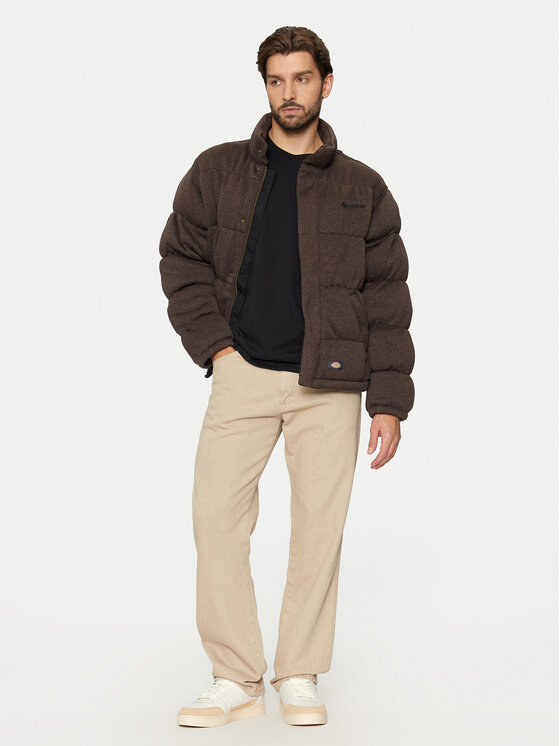 Dickies Dickies Kurtka zimowa DK0A4Z38BLK Brązowy ciemny Relaxed Fit