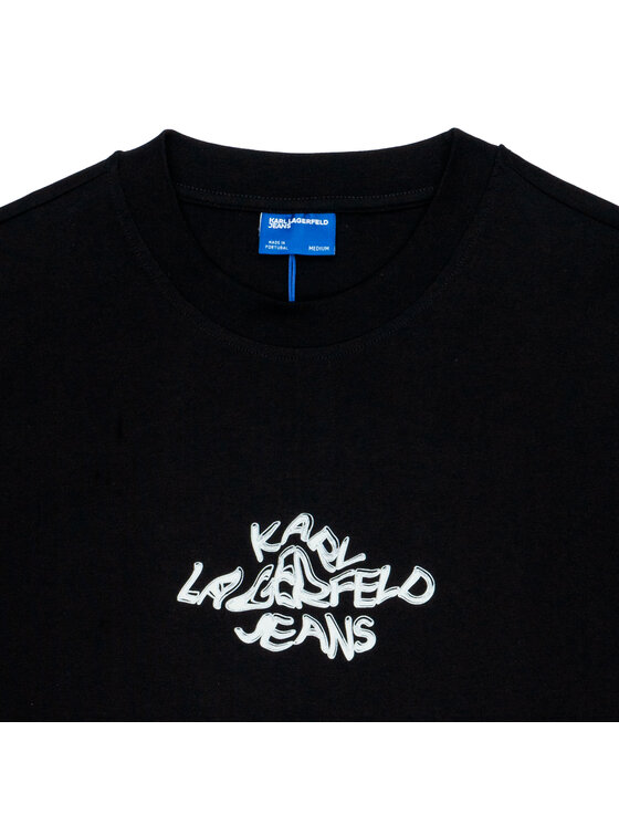KARL LAGERFELD KARL LAGERFELD T-shirt kl246d1709 Nero Regular Fit