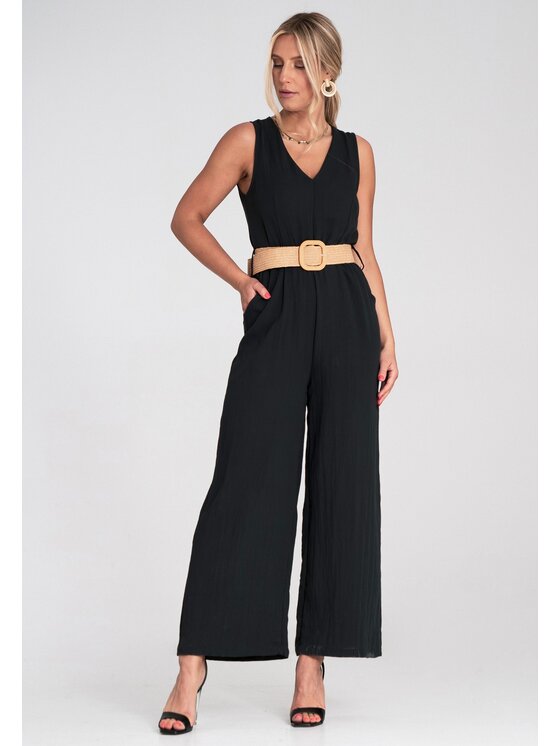FIGL FIGL Kombinezon M1193 Czarny Regular Fit