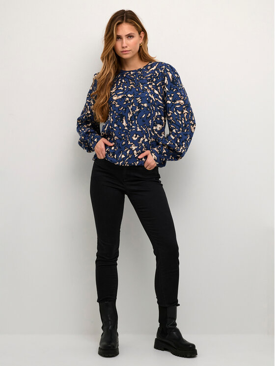 Kaffe Kaffe Palaidinė Via 10507520 Tamsiai mėlyna Loose Fit