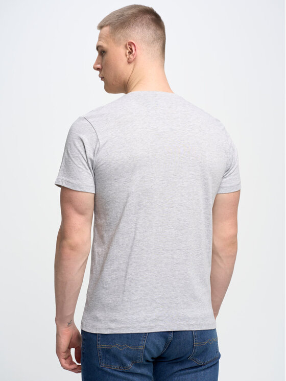 BIG STAR BIG STAR T-Shirt bruno_901 Szary Basic Fit
