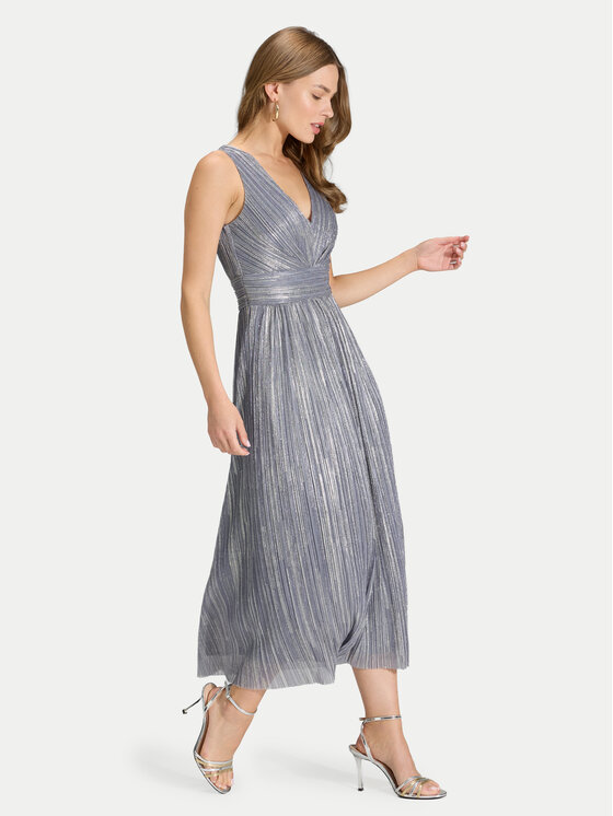 Swing Swing Kokteiļkleita 5AK07900 Sudraba Regular Fit