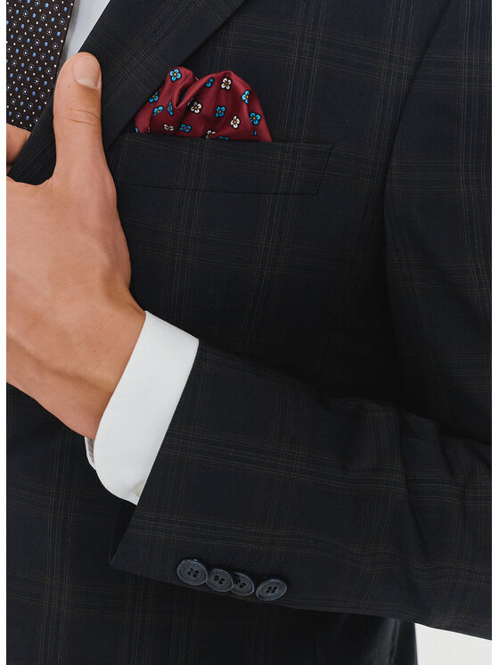 Pako Lorente Pako Lorente Marynarka P24SF-3G-008 Granatowy Slim Fit