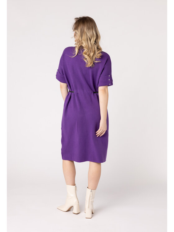 QUIOSQUE QUIOSQUE Sukienka codzienna QUIOSQUE 4VL006701 Fioletowy Regular Fit