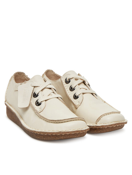 Clarks Clarks Poltopánky Funny Dream 26181433 Écru