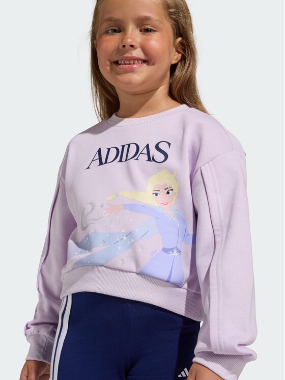 adidas adidas Komplet dziecięcy 158722 Fioletowy Loose Fit