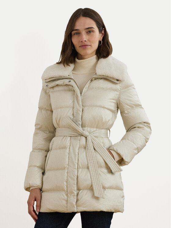 LAUREN RALPH LAUREN LAUREN RALPH LAUREN Vatovaná bunda 297957500002 Écru Regular Fit