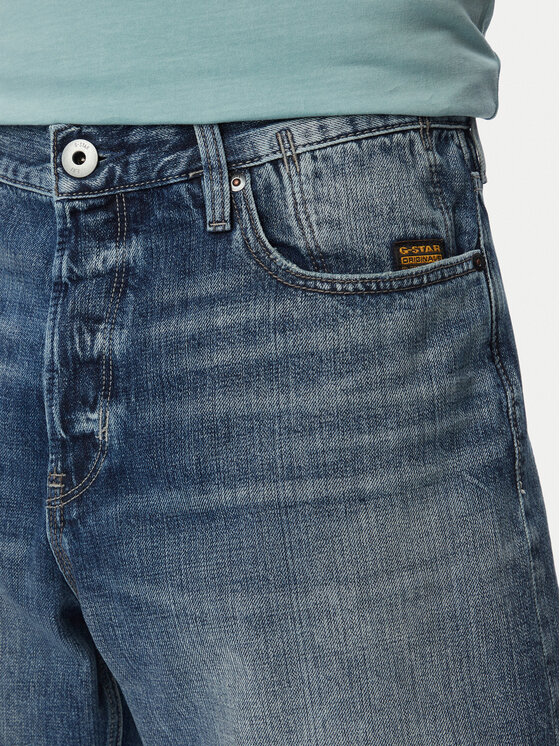 G-Star Raw G-Star Raw Дънкови шорти Deeggie D28474-E352 Син Regular Fit