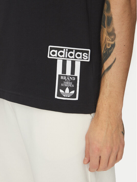 adidas adidas Marškinėliai Adibreak JD4194 Juoda Regular Fit