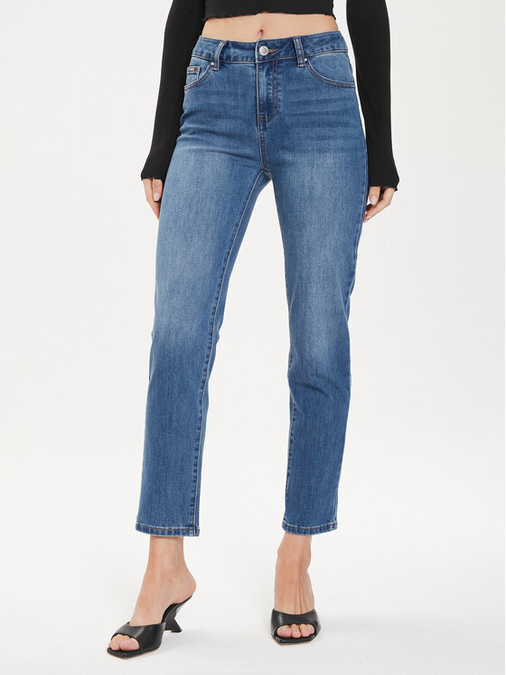 Morgan Jeans hlače 241-PSILVY Modra Straight Fit