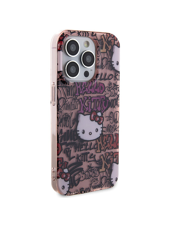 Hello Kitty Hello Kitty Etui na telefon iPhone 14 Pro Różowy