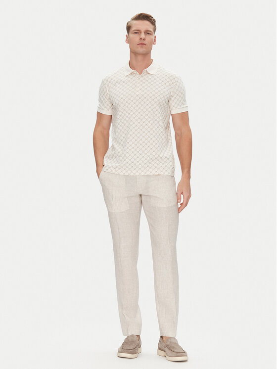 JOOP! JOOP! Polokošile 17 JJ-28Pepino 30045550 Écru Modern Fit