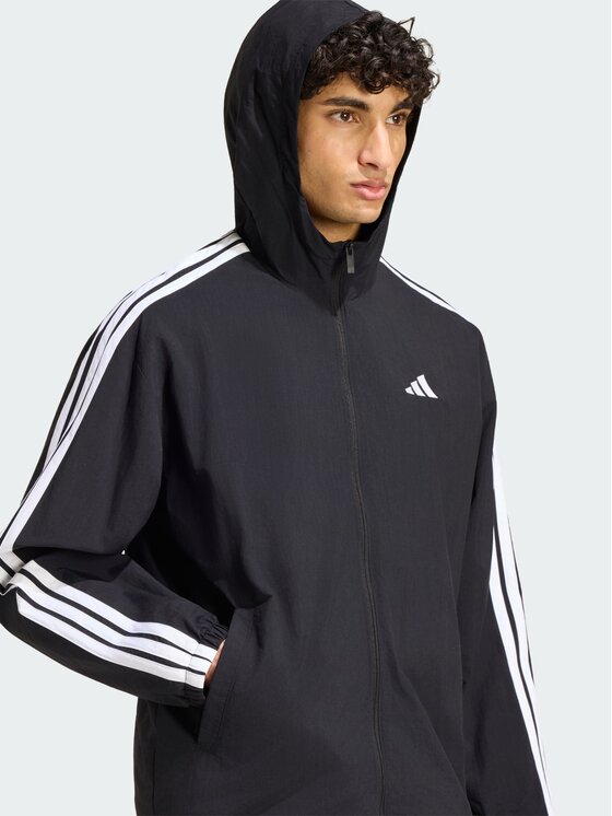 adidas adidas Wiatrówka 168391 Czarny Loose Fit