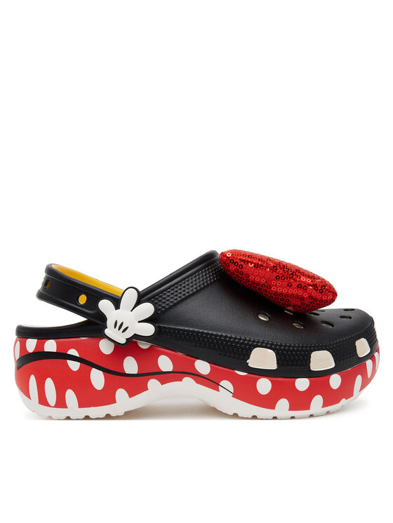 Şlapi Crocs Minnie Cls Platform Clg W 209896 Negru