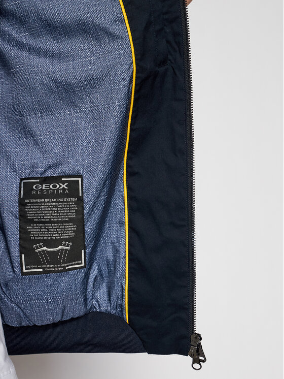 Geox Geox Bomber striukė Eolo M1221T T2837 F4386 Tamsiai mėlyna Slim Fit