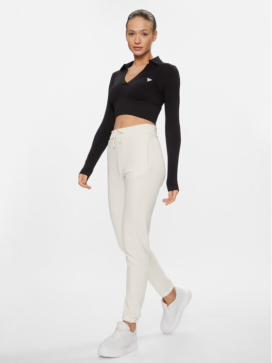 Guess Guess Blūze V4RP02 Z3CC0 Melns Regular Fit