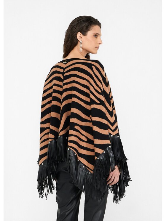 Liu Jo Liu Jo Poncho 2F5053M030009Z83 Beige Regular Fit