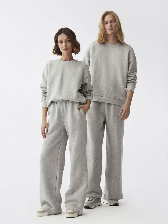 Americanos Americanos Pantaloni da tuta Unisex Chicago Grigio Wide Leg