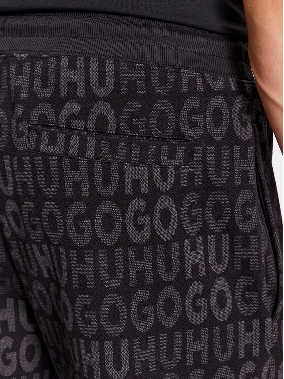 HUGO Hugo Спортивні штани Dleets 50496635 Чорний Regular Fit
