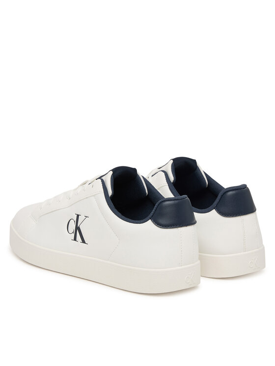 Calvin Klein Calvin Klein Sneakersy 3 Cupsole Derby Pu Smo HM0HM02458 Biały