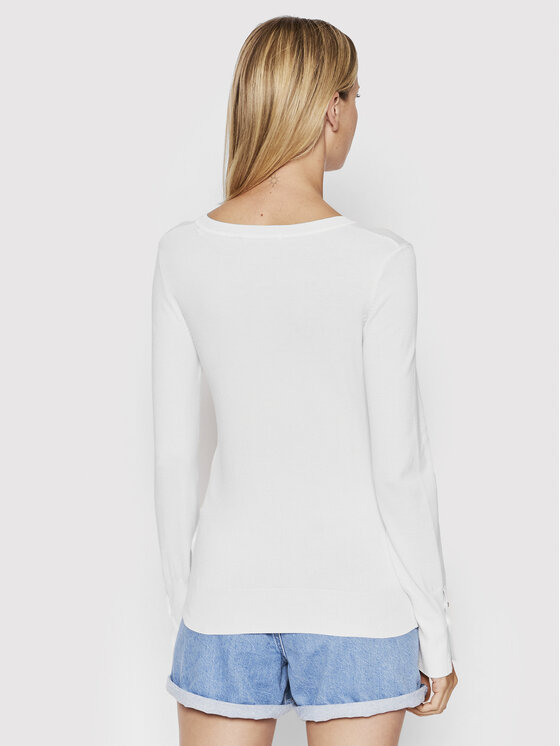 Guess Guess Svetr W2YR31 Z2V62 Bílá Regular Fit