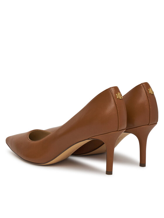 LAUREN RALPH LAUREN LAUREN RALPH LAUREN Pantofi cu toc subțire Lanette 802972023002 Maro