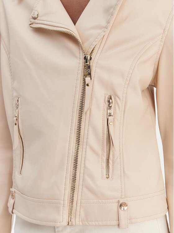 Rinascimento Rinascimento Яке от имитация на кожа CFC0124666003 Бежов Regular Fit